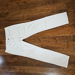 JCP white denim women's jeans